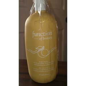 Function of Beauty Energizing Peach Body Wash 22 fl oz Nourishing Skin Barrier